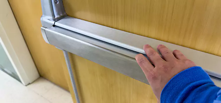 Installing a Push Bar on a Door Langley Park